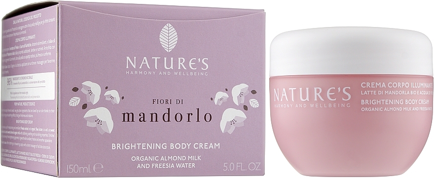 УЦІНКА Освітлюючий крем для тіла - Nature's Fiori Mandorlo Brightening Body Cream * — фото N2