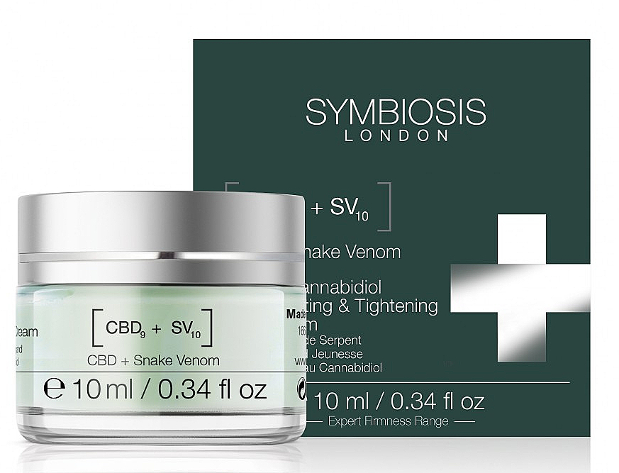 Омолоджувальний крем для шкіри навколо очей - Symbiosis London Expert Cannabidiol Rejuvenating & Tightening Eye Cream — фото N1