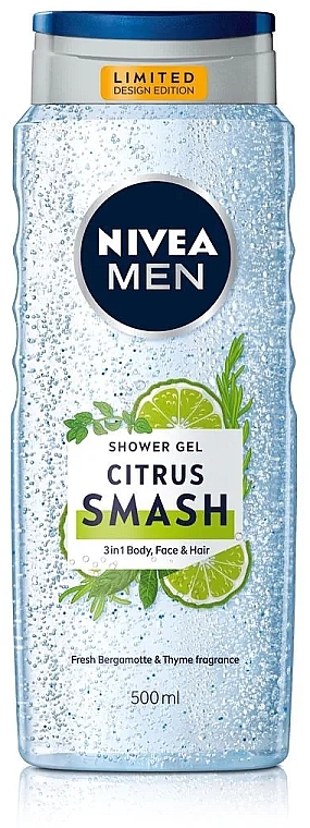 Гель для душа - NIVEA MEN Citrus Smash Shower Gel — фото N1