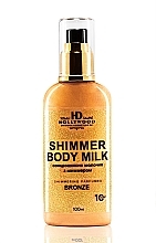 Молочко с шиммером для тела - HD Hollywood Shimmer Body Milk Bronze SPF 10 — фото N1