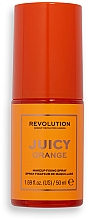 Духи, Парфюмерия, косметика Фиксирующий спрей - Makeup Revolution Neon Heat Juicy Orange Priming Misting Spray