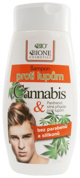 Шампунь против перхоти - Bione Cosmetics Cannabis Anti-dandruff Shampoo For Men — фото N1