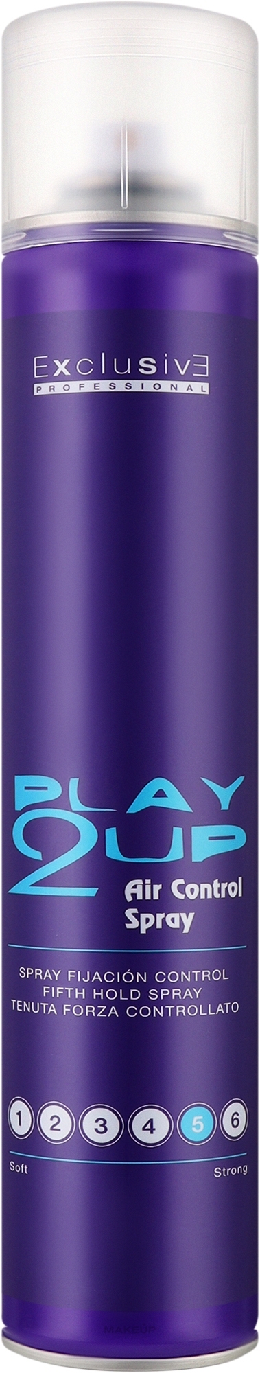 Спрей для волос легкой фиксации - Exclusive Professional Play2Up Air Control Spray — фото 500ml