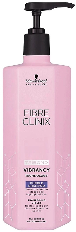 Шампунь для окрашенных волос - Schwarzkopf Professional Fibre Clinix Tribond Vibrancy Purple Shampoo — фото N1