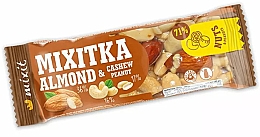 Парфумерія, косметика Горіховий батончик "Мигдаль + кеш’ю" - Mixit Mixitka Almond & Cashew