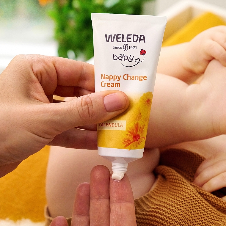Дитячий крем під підгузок від попрілостей "Календула" - Weleda Calendula Babycream — фото N9