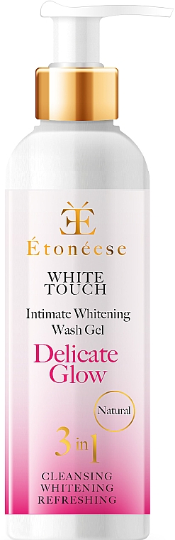 Осветляющий гель для интимной гигиены "Нежное сияние" - Etoneese White Touch Intimate Whitening Wash Gel Delicate Glow — фото N1