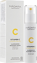 Зволожувальний відновлювальний крем для обличчя з вітаміном С - Madara Cosmetics Vitamin C Illuminating Recovery C Cream — фото N2