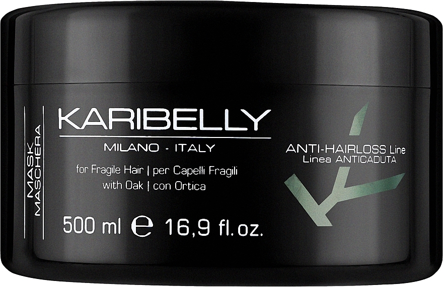 Маска против выпадения волос с арникой и крапивой - Karibelly Anti-Hairloss Mask — фото N1