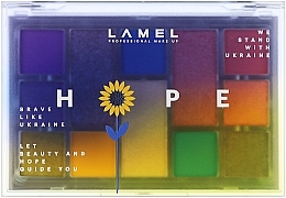 Палетка тіней для повік - LAMEL Make Up HOPE Eyeshadow Palette — фото N2
