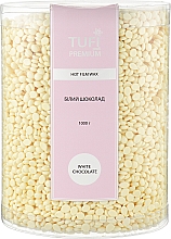 Гарячий полімерний віск у гранулах "Білий шоколад" - Tufi Profi Premium — фото N2
