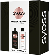 Духи, Парфюмерия, косметика УЦЕНКА Набор - Syoss Keratin (shm/440ml + cond/440ml) *