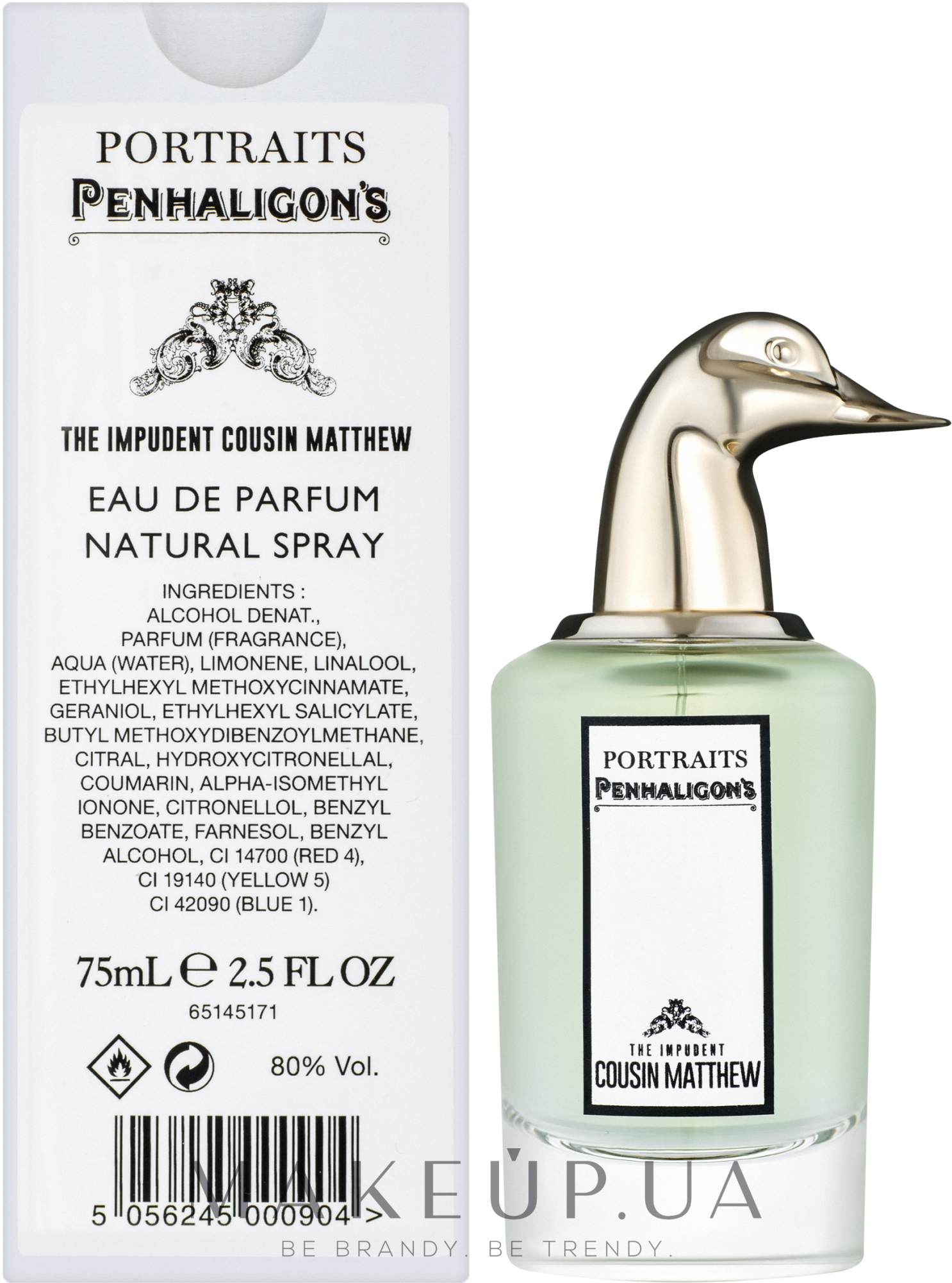 Penhaligon's Portraits The Impudent Cousin Matthew - Парфюмированная вода (тестер с крышечкой ) — фото 75ml