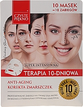 Парфумерія, косметика Маска для обличчя "10-денна терапія. Омолодження" - Czyste Piekno Anti-age Therapy 10 Days