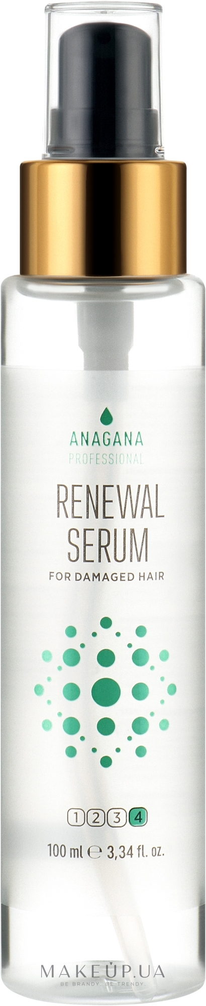 Флюїд "Відновлення" для пошкодженого волосся - Anagana Professional Renewal Serum — фото 100ml