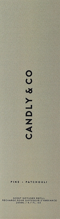 Наповнення для аромадифузора - Candly & Co No.4 Pinia & Paczuli Diffuser Refill — фото N1
