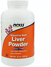 Парфумерія, косметика Порошок яловичої печінки - Now Foods Argentine Beef Liver Powder
