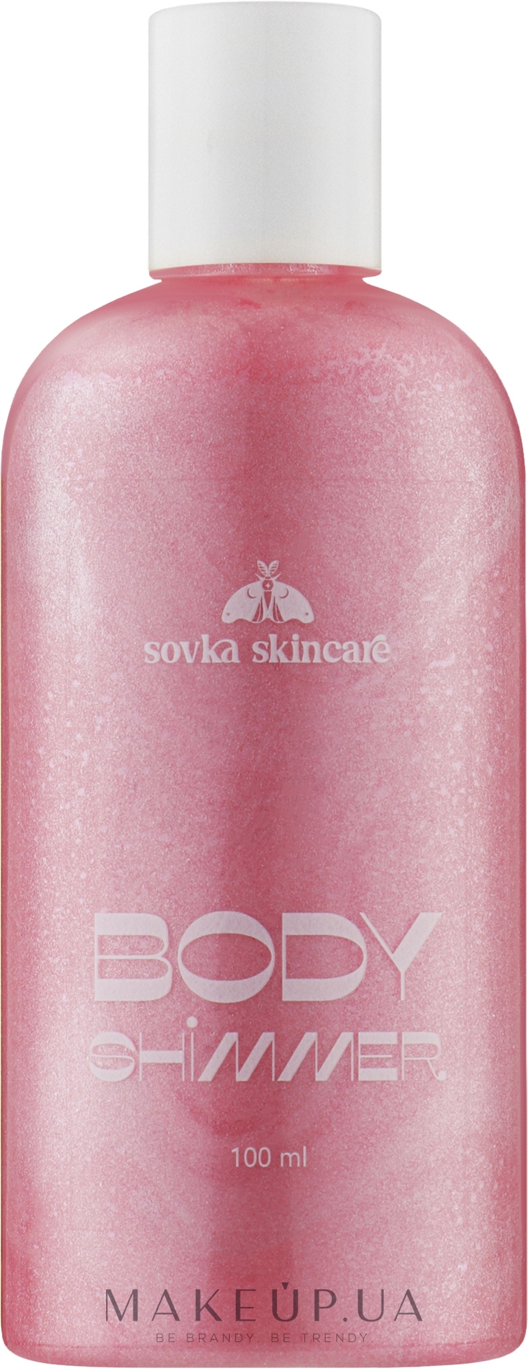 Шиммер для тела "Розовый" - Sovka Skincare Body Shimmer Pink — фото 100ml