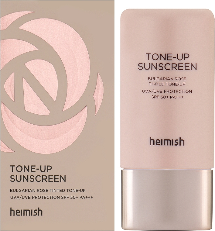 УЦІНКА Heimish Bulgarian Rose Tone-up Sunscreen SPF50+ - Heimish Bulgarian Rose Tone-up Sunscreen SPF50+* — фото N2