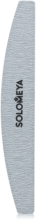 Пилка для ногтей "Арка", 180/220 грит - Solomeya Halfmoon Zebra File With Logo