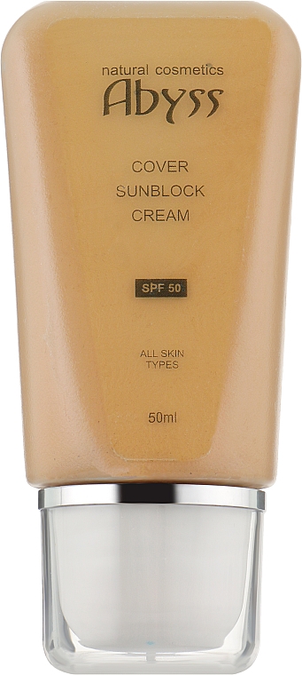 Тональний фотозахисний крем SPF 50 - Spa Abyss Cover Sunblock Cream SPF 50 — фото N1
