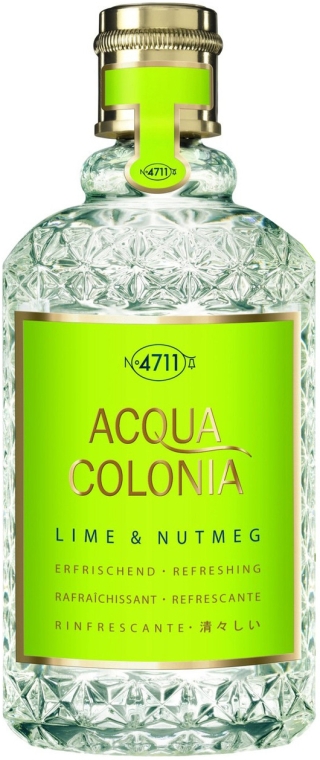 Maurer & Wirtz 4711 Aqua Colognia Lime & Nutmeg - Одеколон (тестер с крышечкой) — фото N1