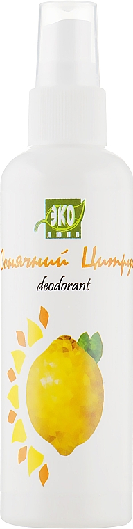 Натуральний дезодорант-спрей «Сонячний цитрус» - Эколюкс