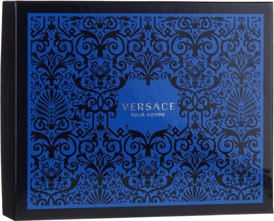 Versace Pour Homme Giftset - Набір (edt/50ml + ash/balm/50ml + sh/gel/50ml) — фото N1