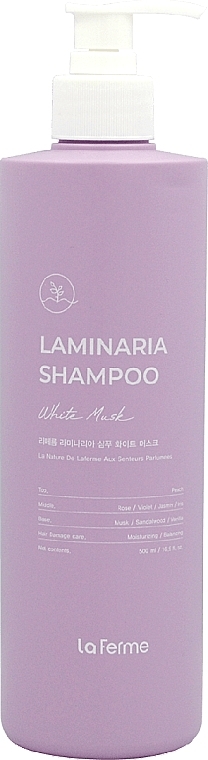 Шампунь для волосся - La Ferme Laminaria Shampoo White Musk — фото N1