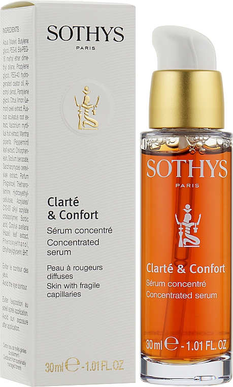 Сироватка освітлювальна - Sothys Clarte&Confort Concentrated Serum — фото N2