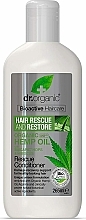 Кондиціонер для волосся «Конопляна олія» - Dr. Organic Bioactive Haircare Hemp Oil Rescue Conditioner — фото N3