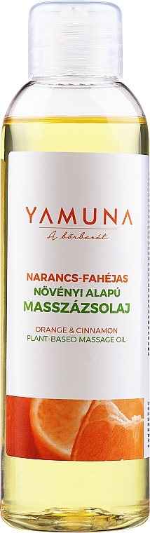 Олія для масажу "Апельсин-кориця" - Yamuna Orange-Cinnamon Plant Based Massage Oil — фото N1