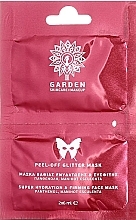 Увлажняющая и укрепляющая маска для лица с блестками - Garden Peel-Off Glitter Mask — фото N1