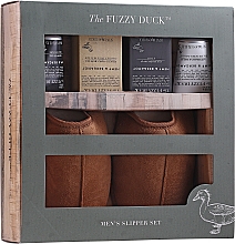 Набор, 5 продуктов - Baylis & Harding The Fuzzy Duck Men's Slipper Gift Set — фото N1