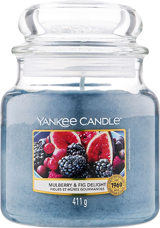Ароматична свічка "Інжир і ожина" - Yankee Candle Mulberry and Fig Delight