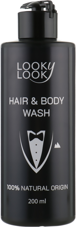 Шампунь для волосся й тіла з ментолом і лаймом - Looky Look Man Care Hair&Body Wash