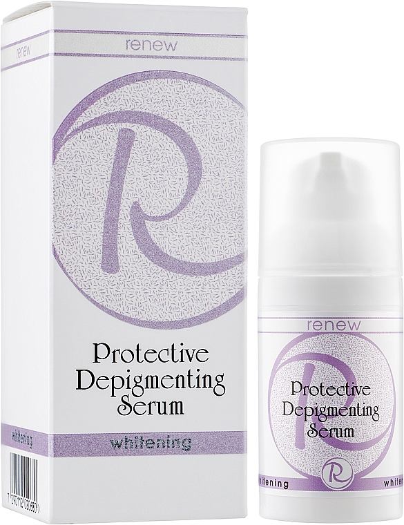 Відбілювальна сироватка для обличчя - Renew Whitening Protective Depigmenting Serum — фото N2