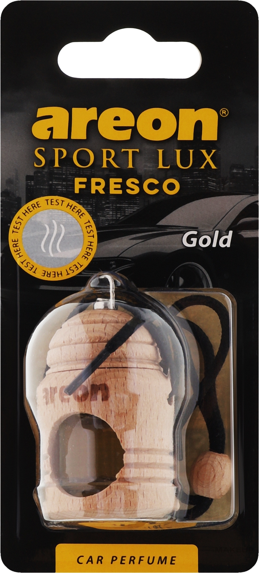 Ароматизатор для автомобіля - Areon Fresco Sport Lux Gold Car Perfume — фото 4ml