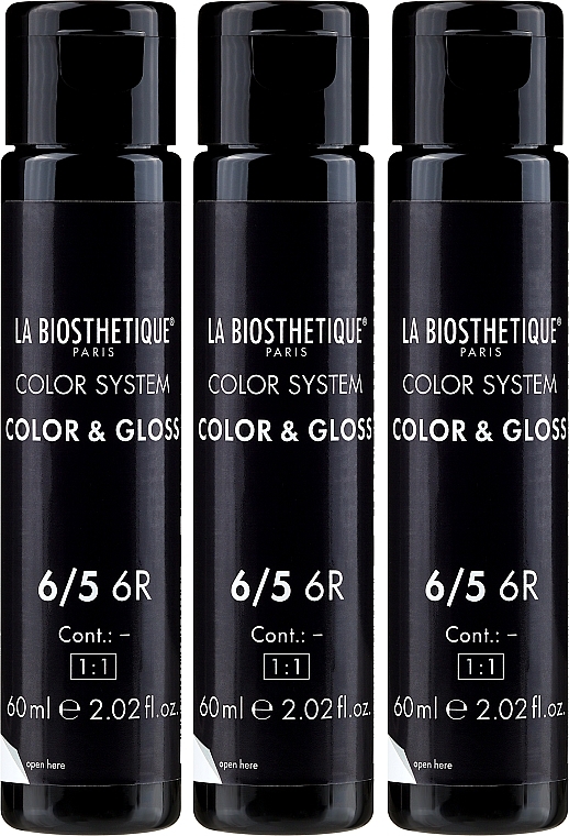 Тонирующий гель без аммиака, 3x60мл - La Biosthetique Color System Color&Gloss  — фото N2