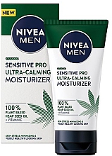 Заспокійливий крем для обличчя з конопляною олією - NIVEA MEN Sensitive Pro Ultra-Calming Moisturizer — фото N1