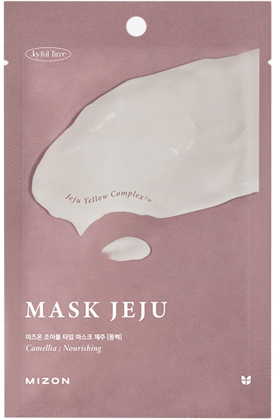 Тканевая маска для лица "Камелия" - Mizon Joyful Time Mask Jeju Camellia — фото 23g