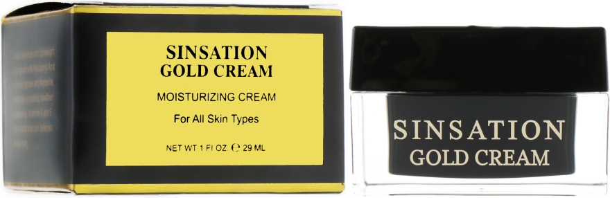Увлажняющий крем для лица - Sinsation Cosmetics Gold Cream — фото N1