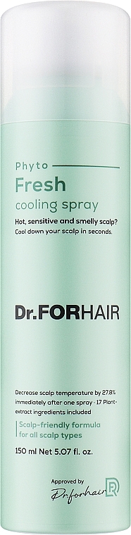 Освіжальний спрей для шкіри голови - Dr.FORHAIR Phyto Fresh Cooling Spray — фото N1