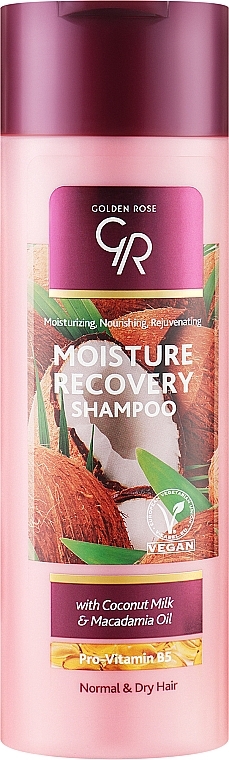 Шампунь для нормальных и сухих волос - Golden Rose Moisture Recovery Shampoo — фото N1