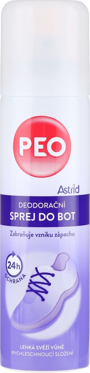 Дезодорант-спрей для взуття - Astrid Antibacterial Deodorizing Spray Peo Shoe — фото N1