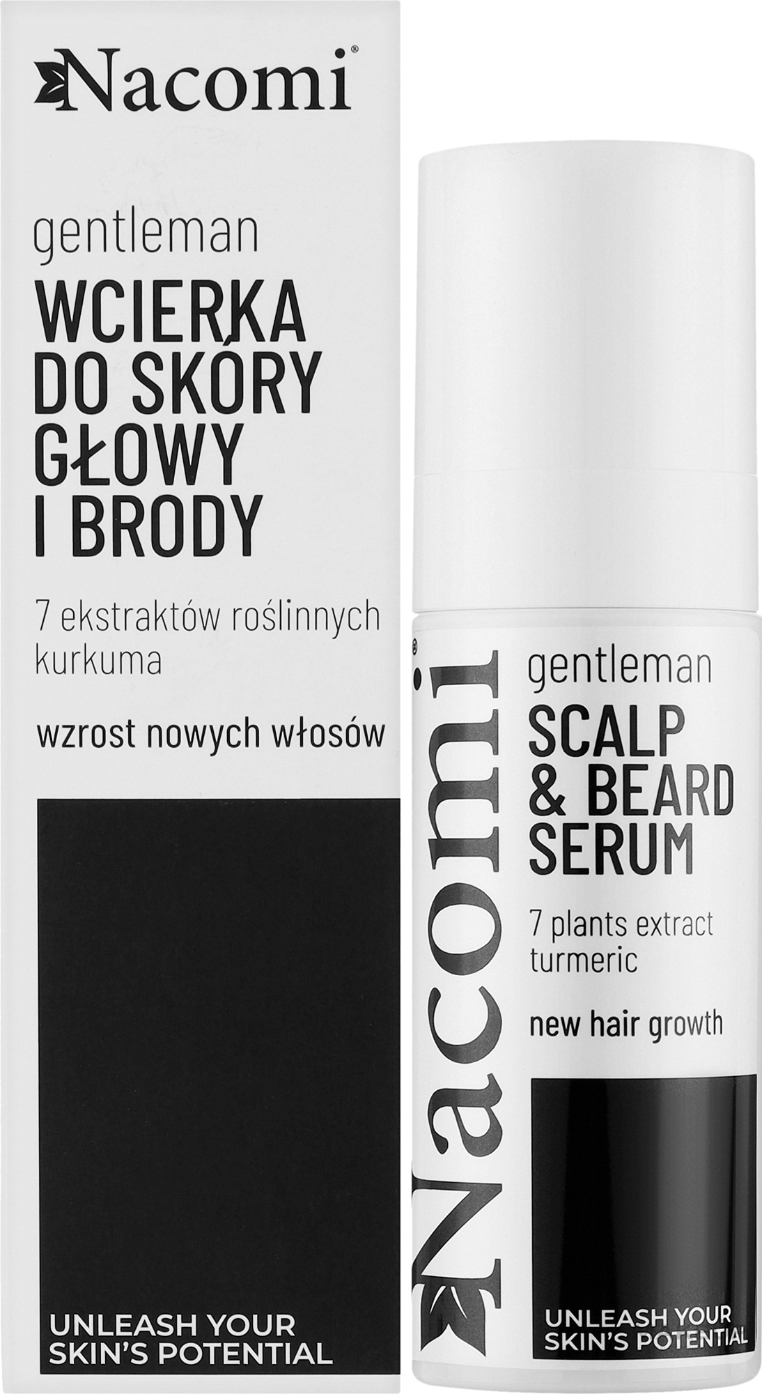 Лосьйон для шкіри голови та бороди, для чоловіків - Nacomi Gentelman Scalp And Beard Lotion — фото 100ml