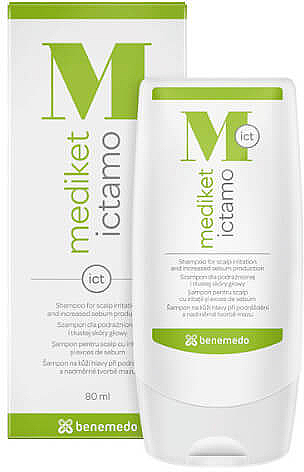 Шампунь проти лупи та себореї - Benemedo Mediket Ictamo Anti-Dandruff Shampoo — фото N1