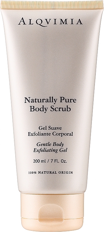 Скраб для тіла - Alqvimia Naturally Pure Body Scrub Gentle Body Exfolianting Gel — фото N1