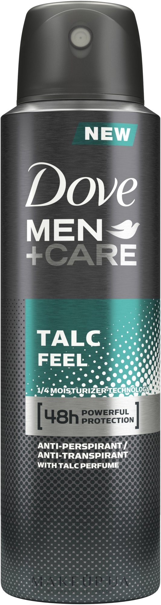 Антиперспірант для тіла - Dove Men + Care Talc Feel 48 Hour Protection Deodorant Spray — фото 150ml