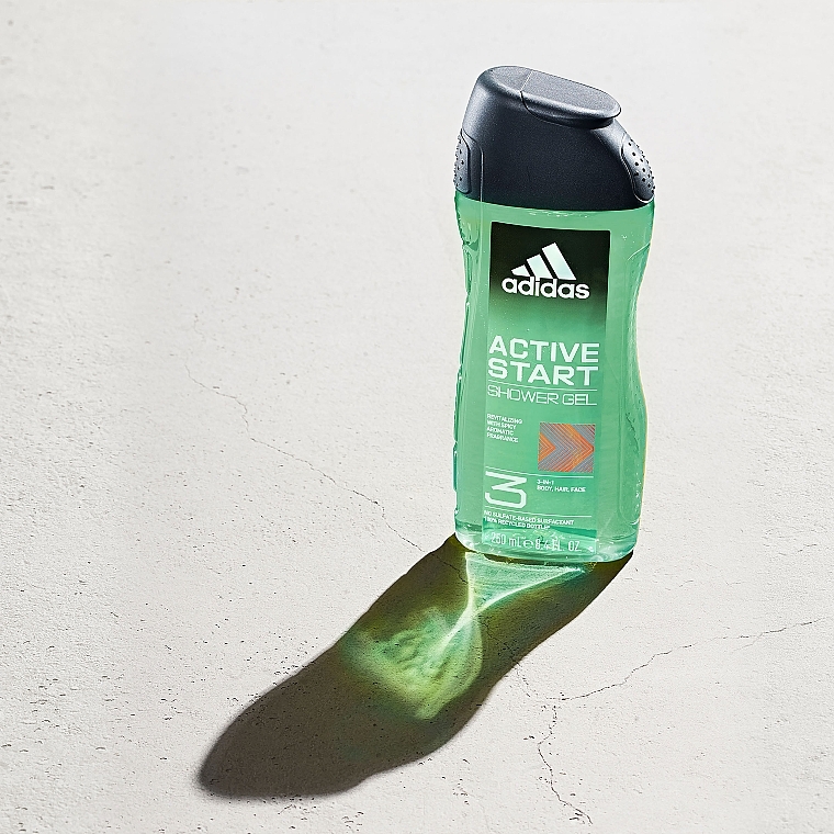 Гель для душу - Adidas Active Start Hair & Body Shower — фото N3